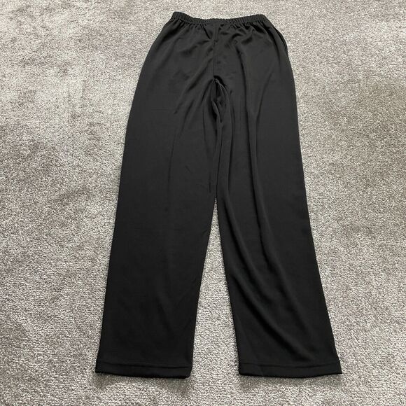 Anthony Richards Pants Womens 10 Black Elastic High Rise Straight Leg 24x30 - Picture 2 of 11